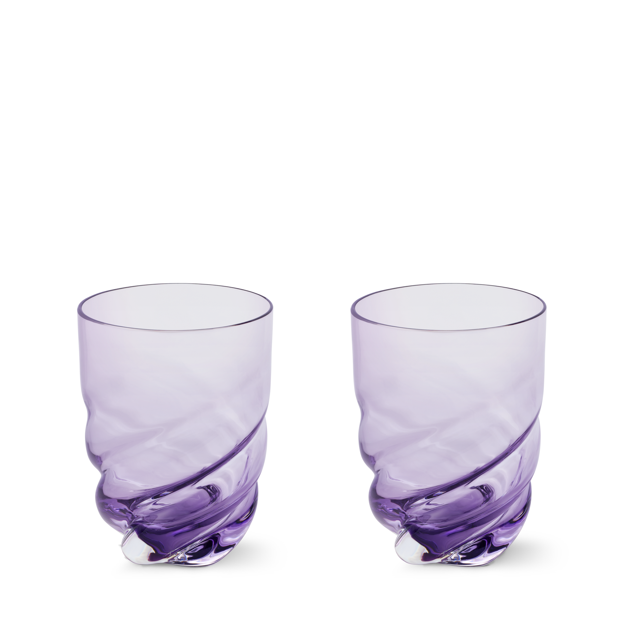 Set Of 2 Twist Glasses - Trunks, Travel and Home - Home and Art of